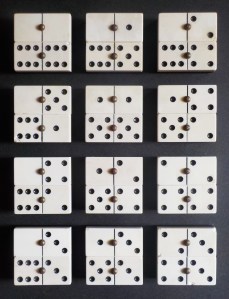 magical sequence of domino pieces